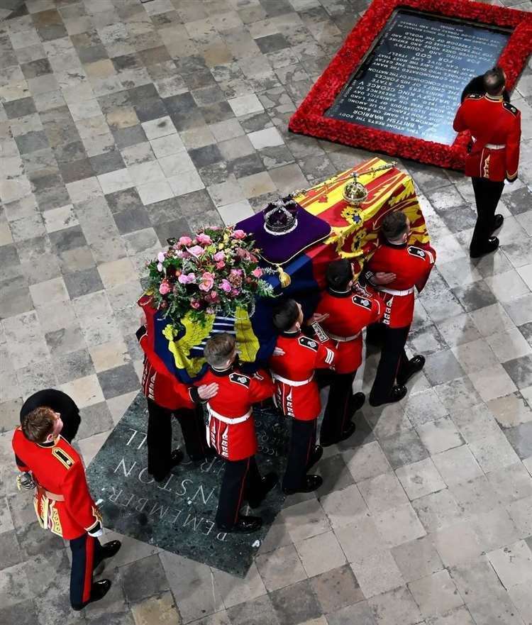 L Cpl Tony Flynn was part of Her Majesty's funeral Photo: Gareth Cattermole/PA