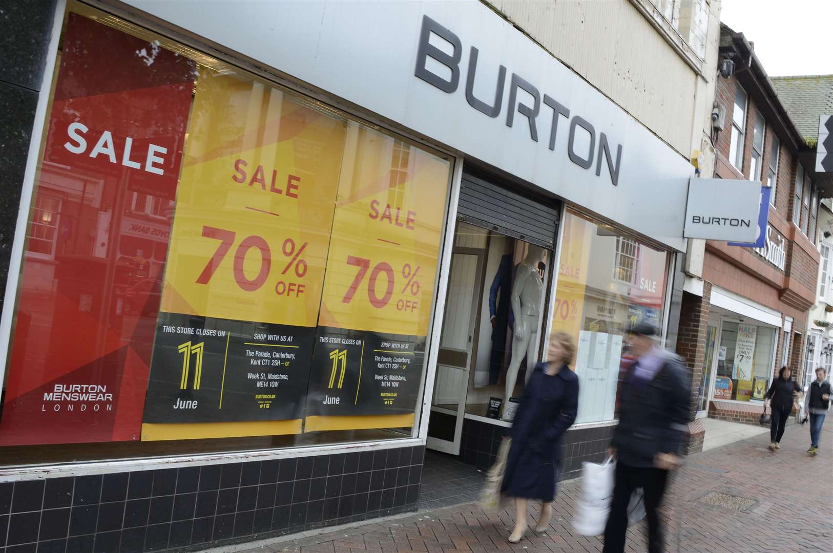 Burton is one of the brands which could be sold to Boohoo from the former Arcadia empire
