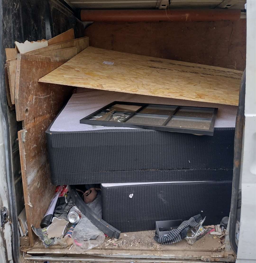 William Miles, from Gillingham, was ordered to pay more than £800 for transporting waste without a licence. Picture: Medway Council