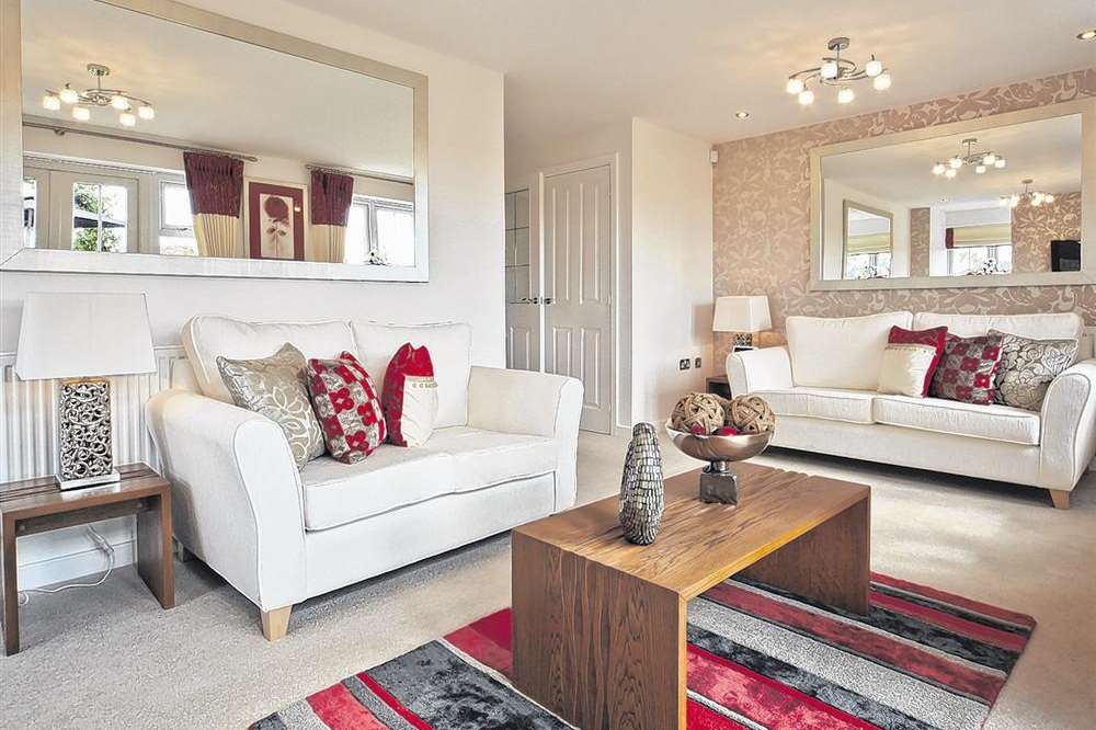 The lounge of Taylor Wimpey's Wyatt Grove, Maidstone