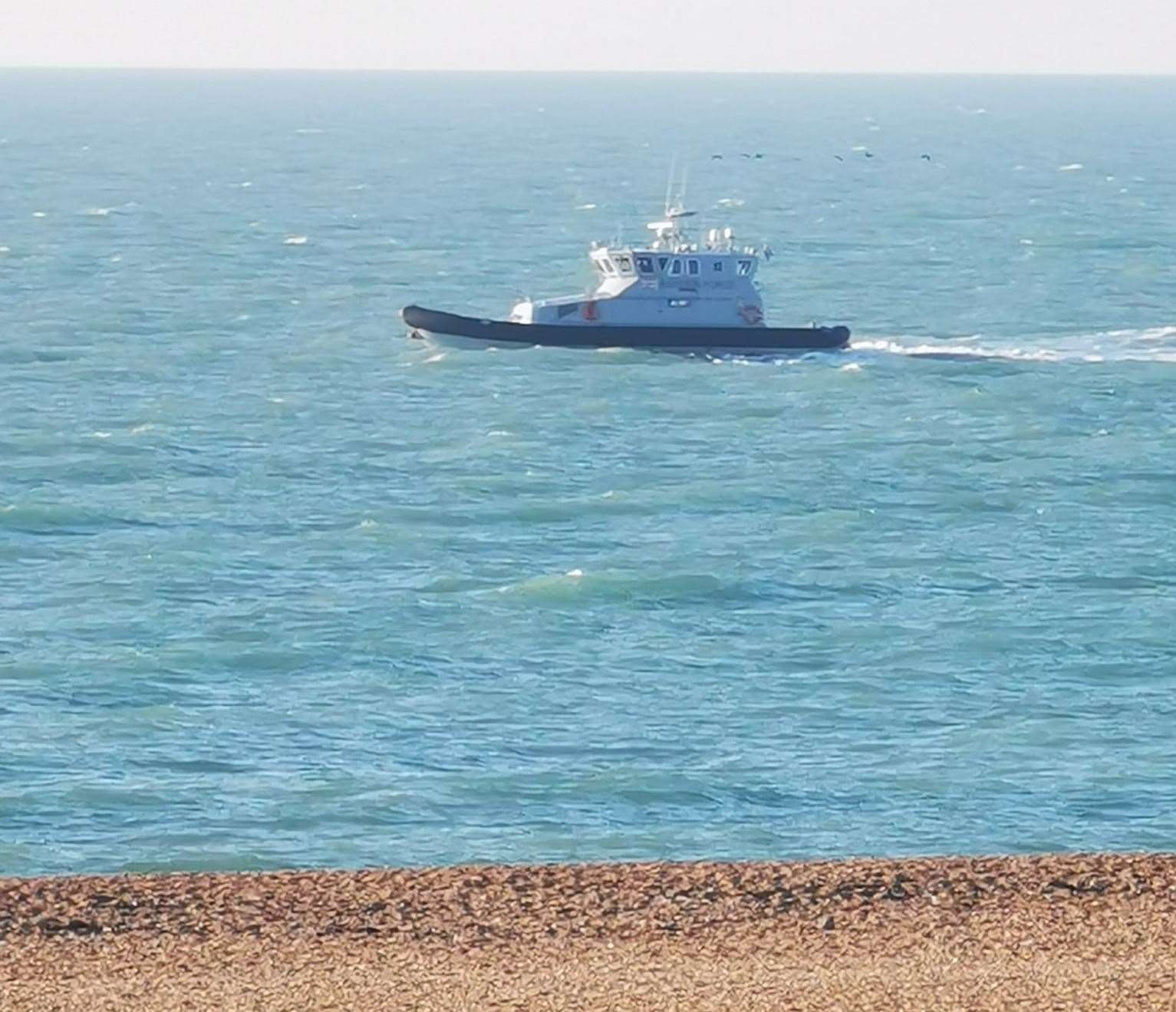 Border Force are at the scene in Folkestone