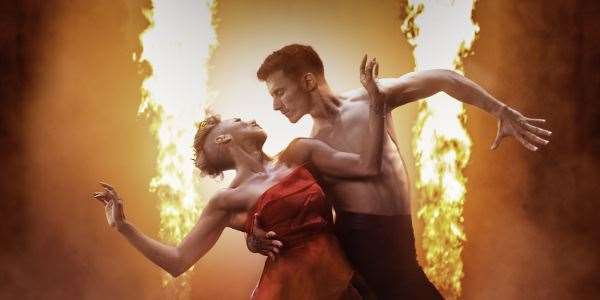 Karen Hauer and Gorka Marquez in Firedance. Picture: Supplied by the Orchard Theatre