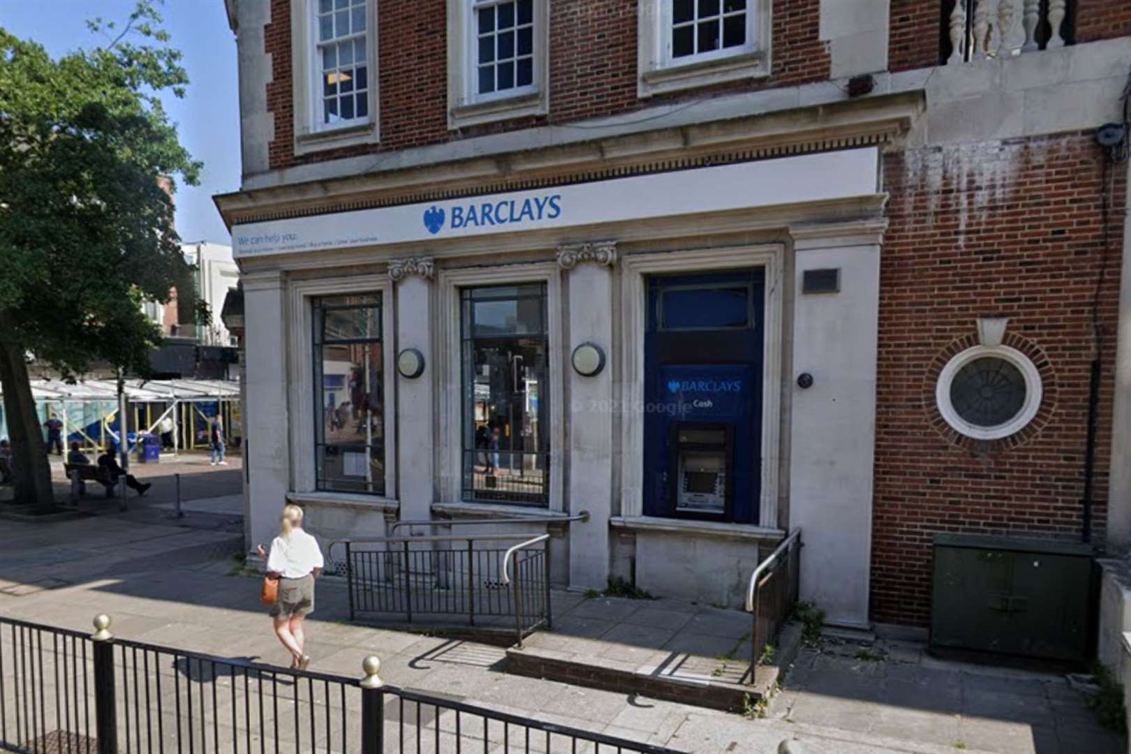 The Barclays branch in Sandgate Road, Folkestone, is set to close. Picture: Google