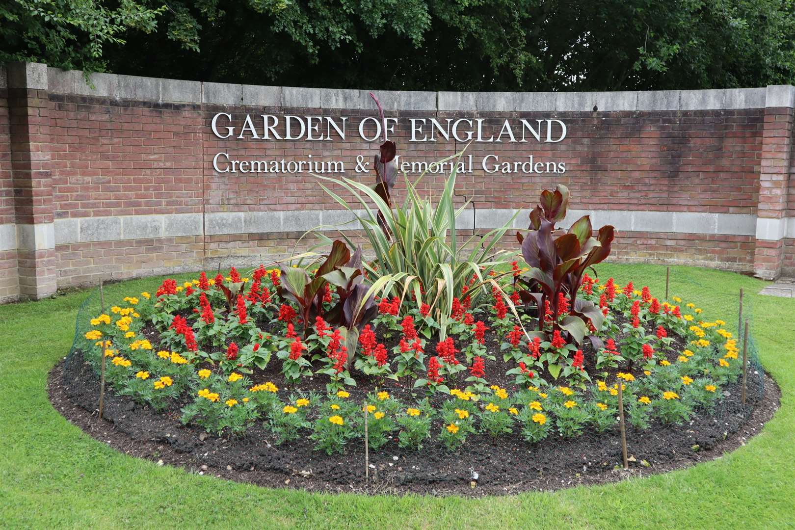 Garden of England cemetery at Bobbing near Sittingbourne