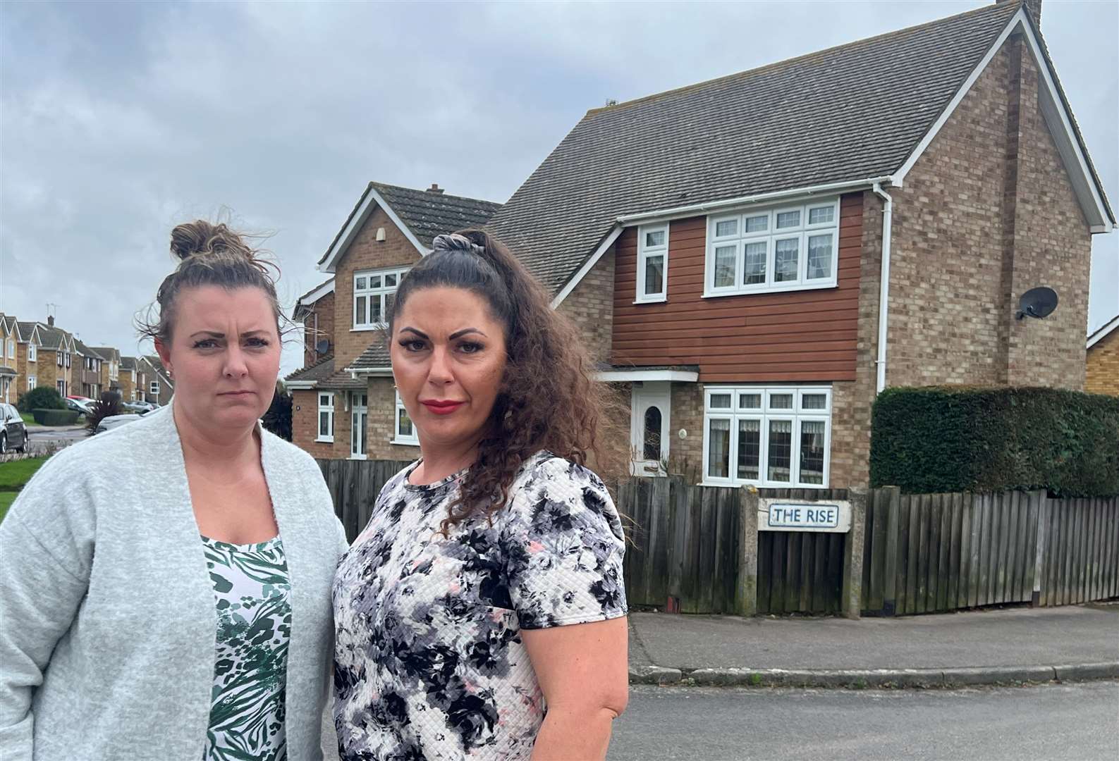 Gemma Wyatt and Selma Mawhinney, residents of Uplands Way on Sheppey