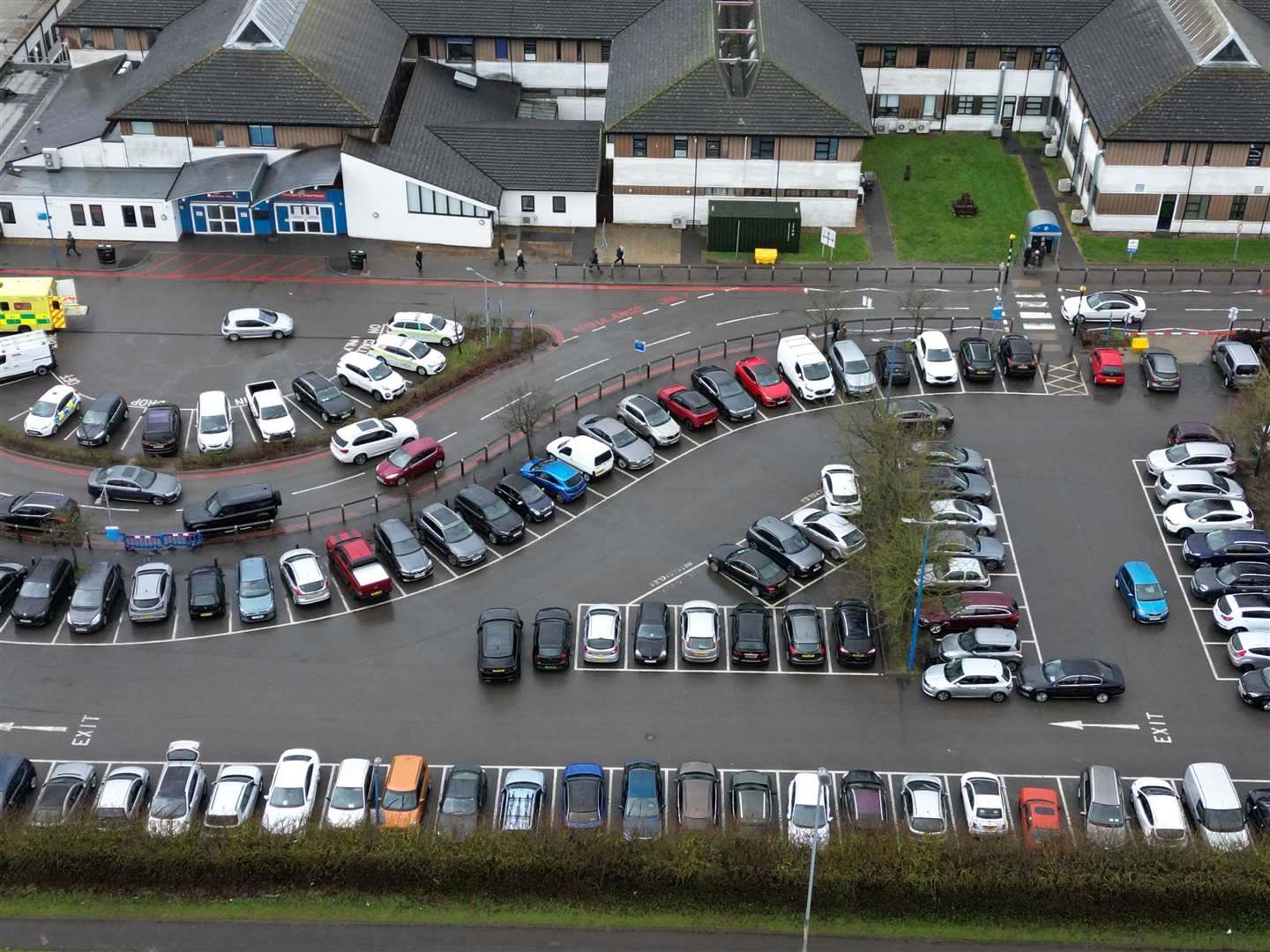 Mr Morris said he spent 45 minutes looking for a parking spot at Maidstone Hospital. Picture: Barry Goodwin