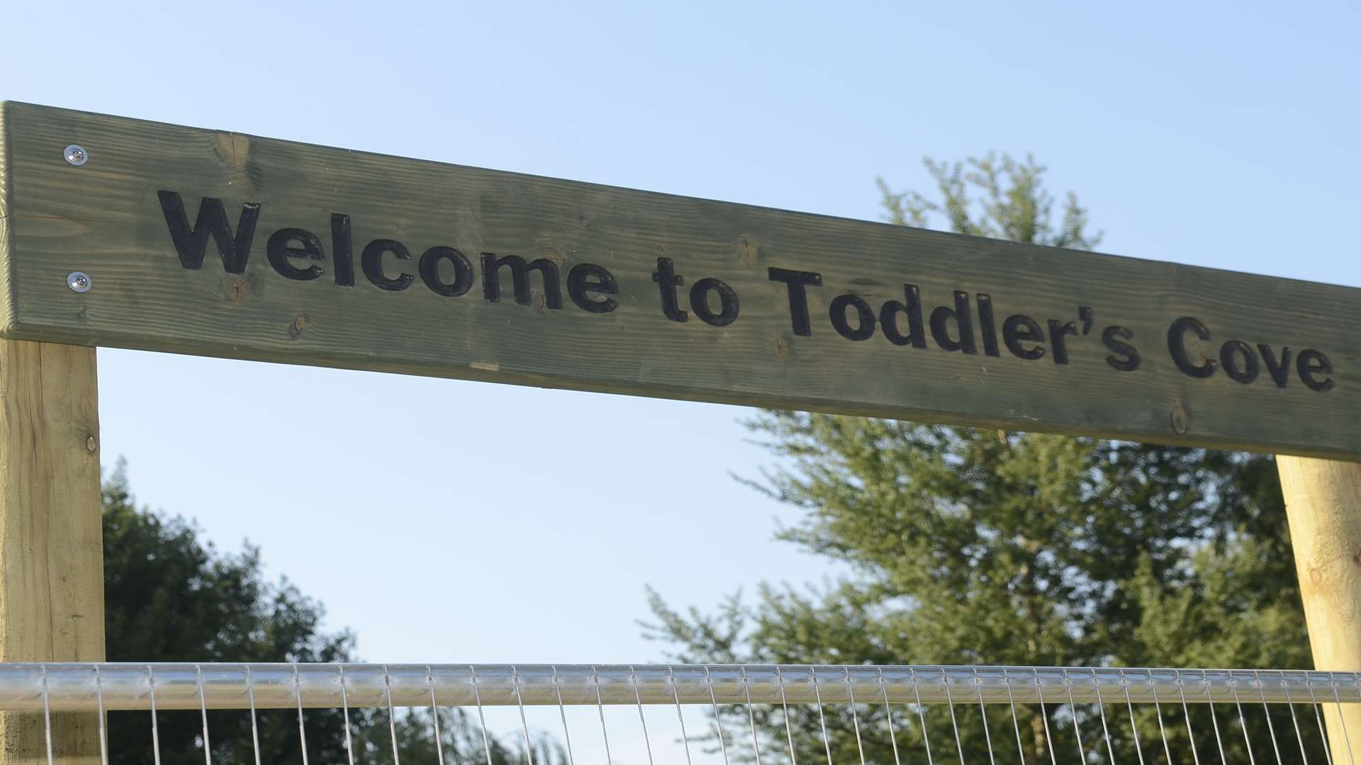 The entrance to Toddler's Cove