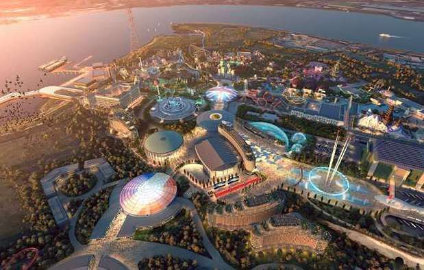 The plug was pulled on the latest set of plans for the London Resort entertainment resort which was set to be built on the Swanscombe Peninsula. Photo: London Resort Company Holdings