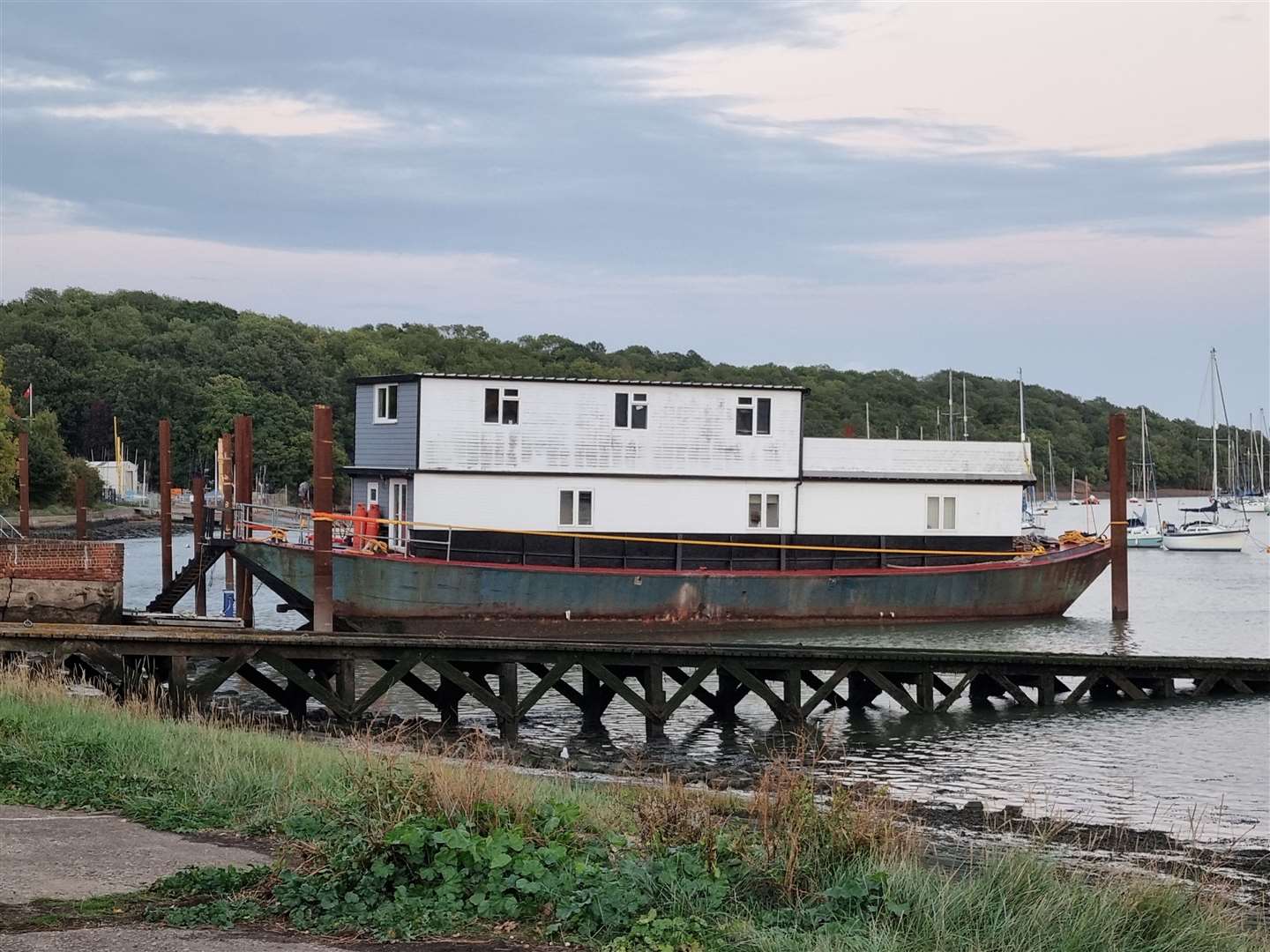 Residents say houseboat is an eyesore and Medway Council is investigating whether there has been a breach of planning regulations