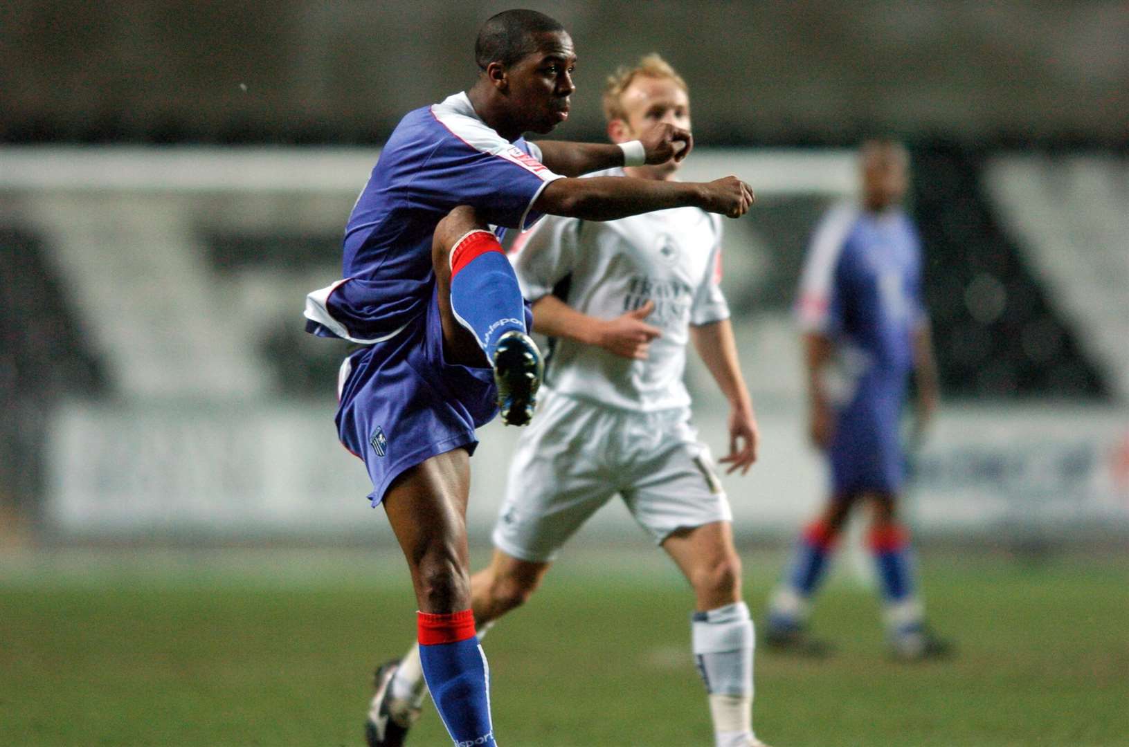 Darren Byfield's goal helped the Gills to a 2-1 win at the Liberty Stadium in 2006 Picture: Barry Goodwin