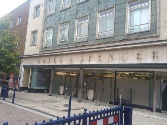 The former Marks and Spencer in Gravesend