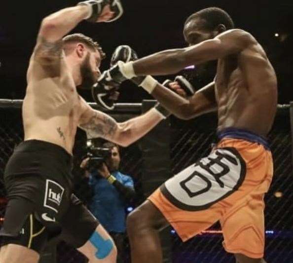 Chris Garnett has fought under promotions such as UCMMA and LFC (Lion Fighting Championship)