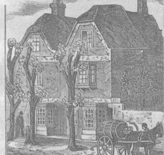 Wincheap House, depicted in the 1870s. Picture: CHAS