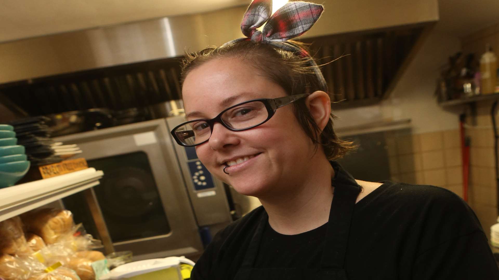 Stephanie Hinton, head chef and founder of Ponga Foods in Maidstone Picture: John Westhrop