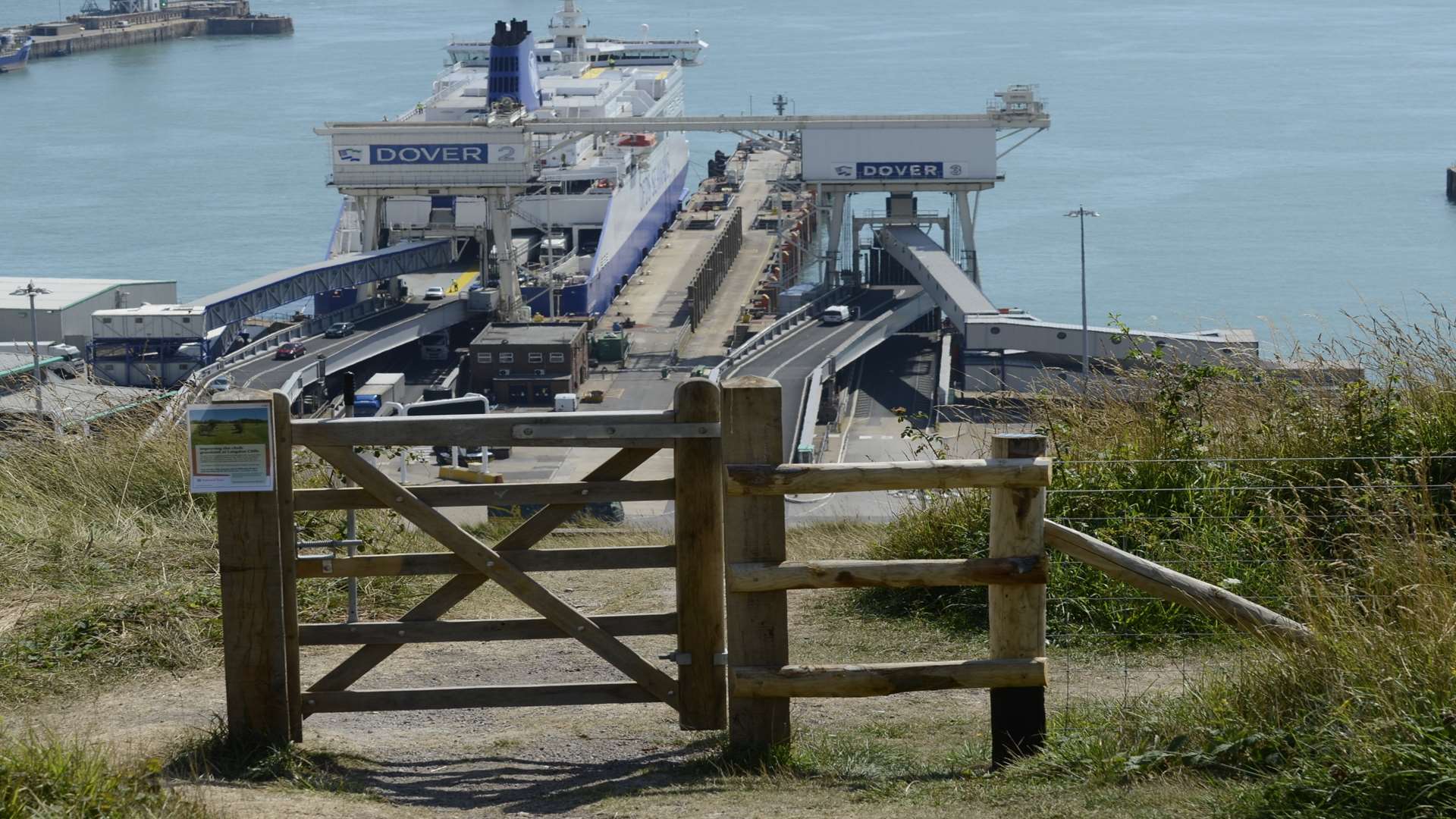 Police were called to Langdon Cliffs in Dover after the discovery of a body