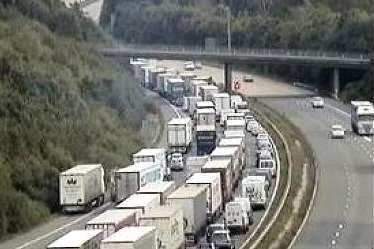 Long delays on M20 coastbound between J8 and J9