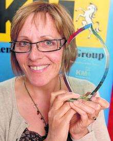Pauline Warton, People's Choice winner in the Medway School Workforce Awards