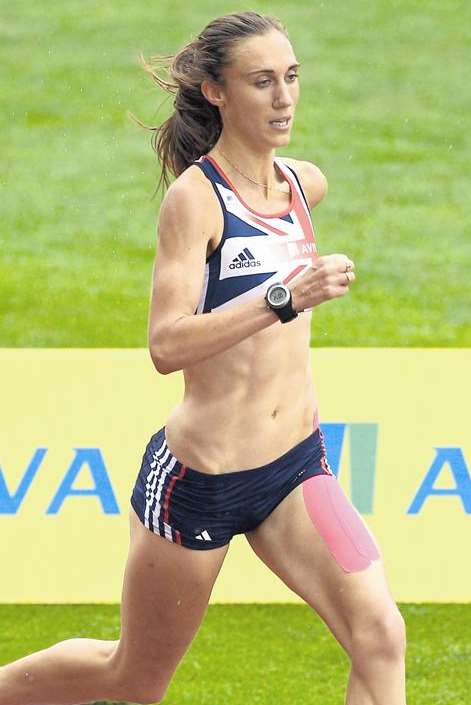 Ashford athlete Lisa Dobriskey