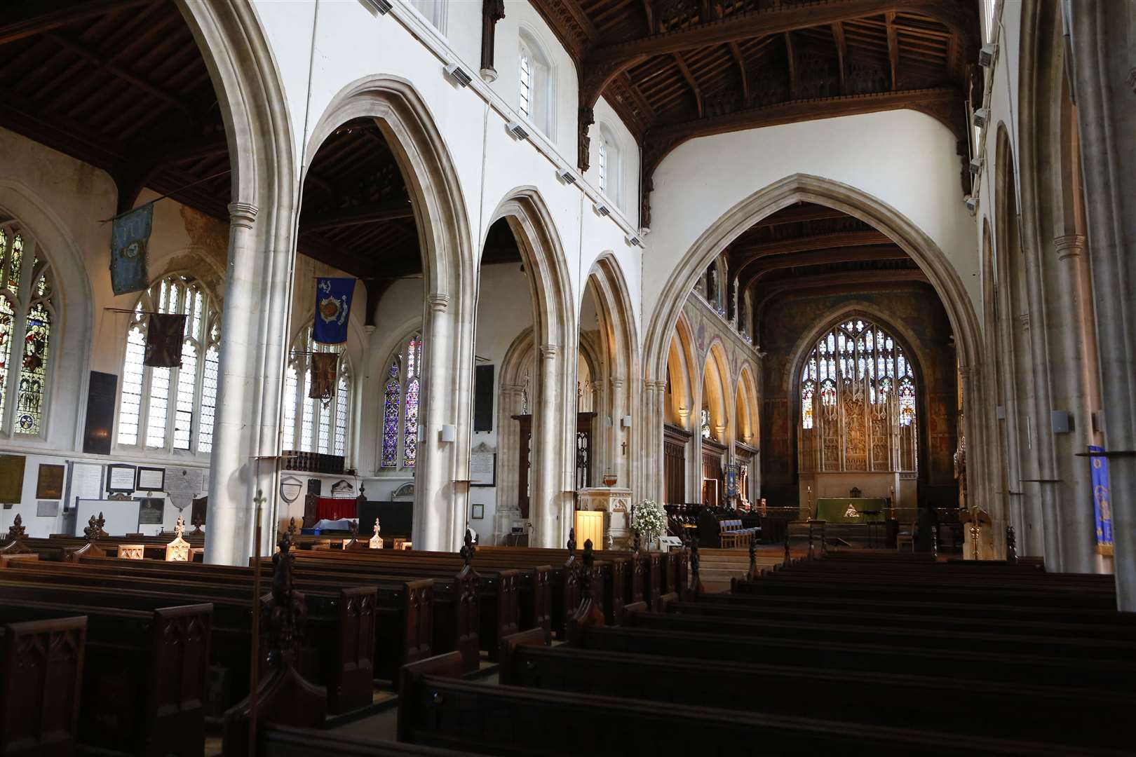 Inside All Saints Church, in Maidstone. Picture: Andy Jones