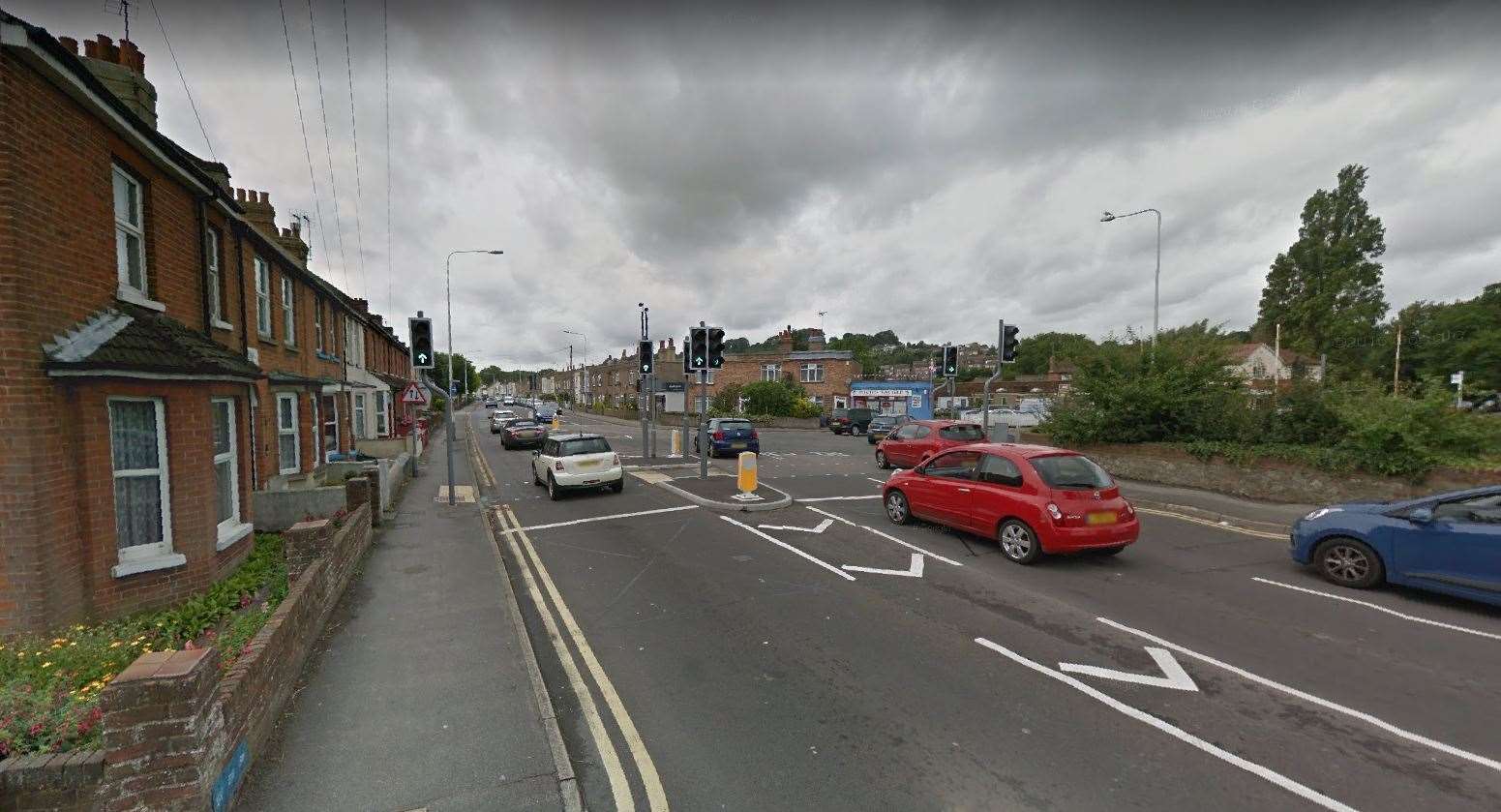 A Hythe teenager was charged following a police raid on a home in Dymchurch Road. Picture: Google