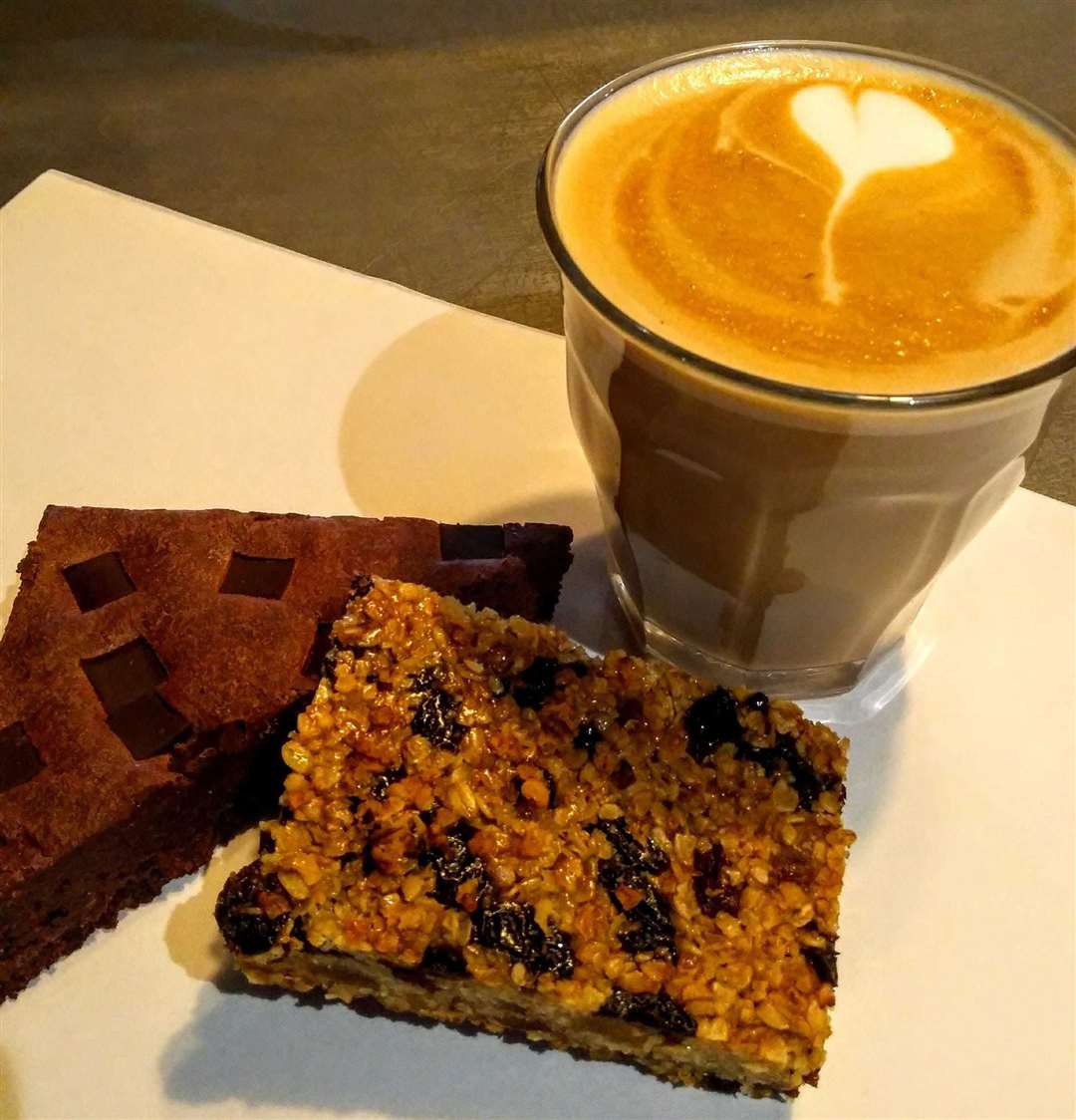 The vegan offerings from Matestone in Maidstone High Street include an oat flat white