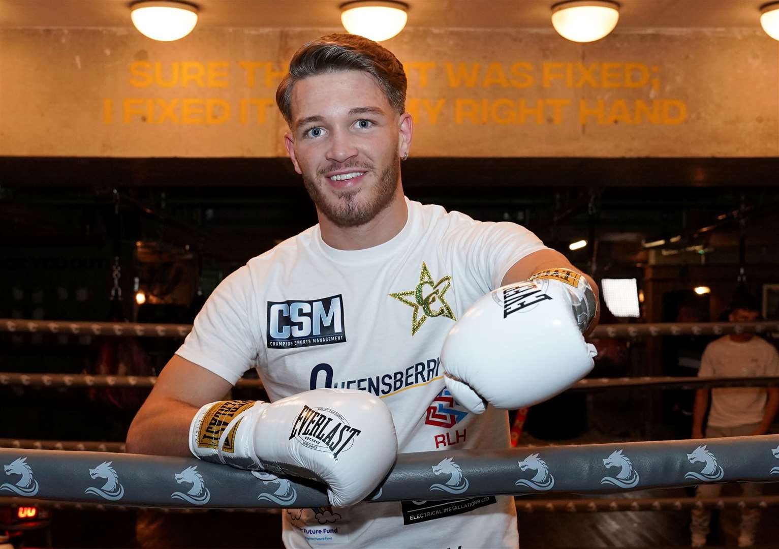 Charlie Hickford can’t wait to step inside the ring at theCopper Box Picture: Stephen Dunkley / Queensberry Promotions
