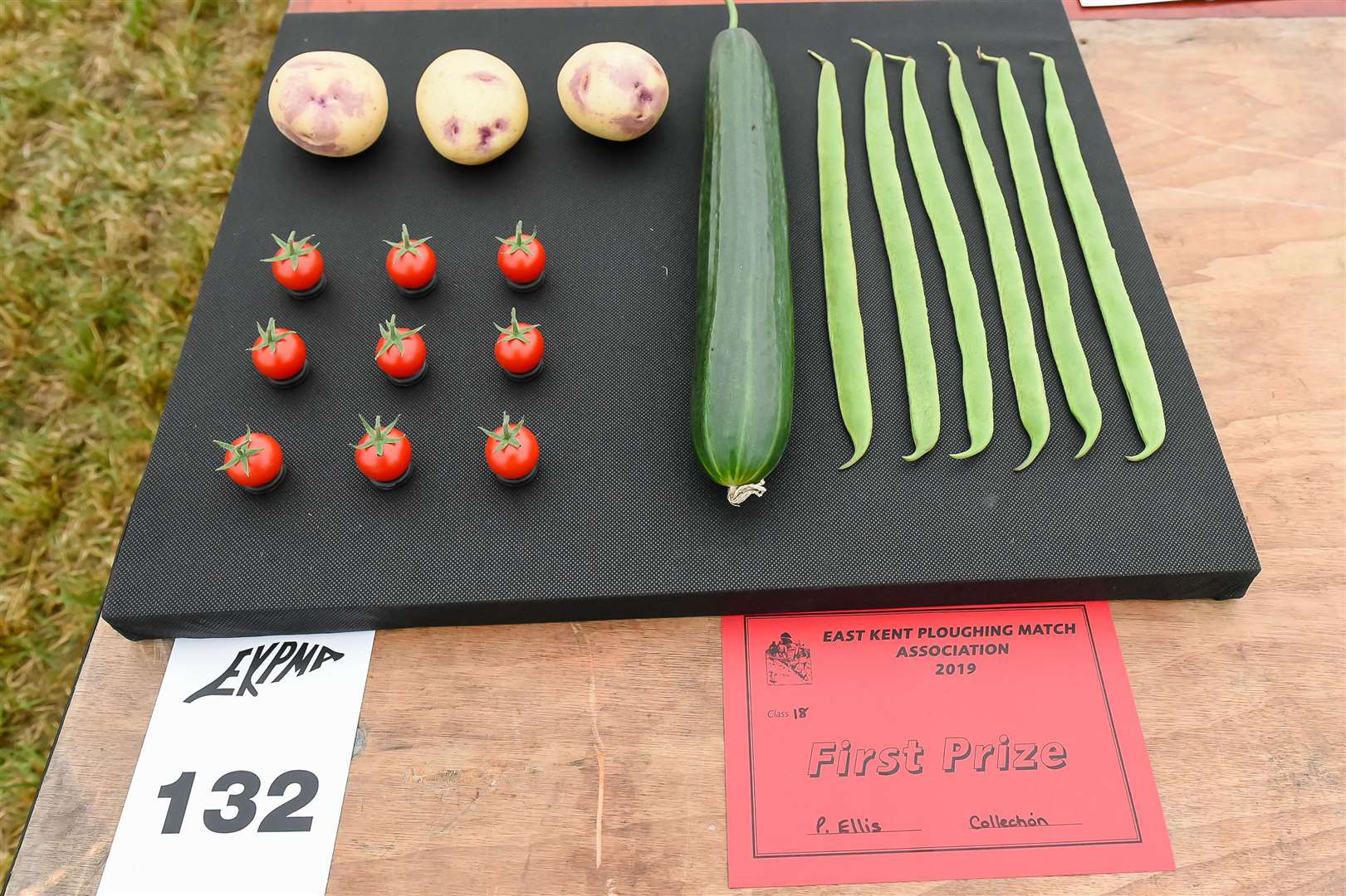 Prize winning produce. Picture: Alan Langley.