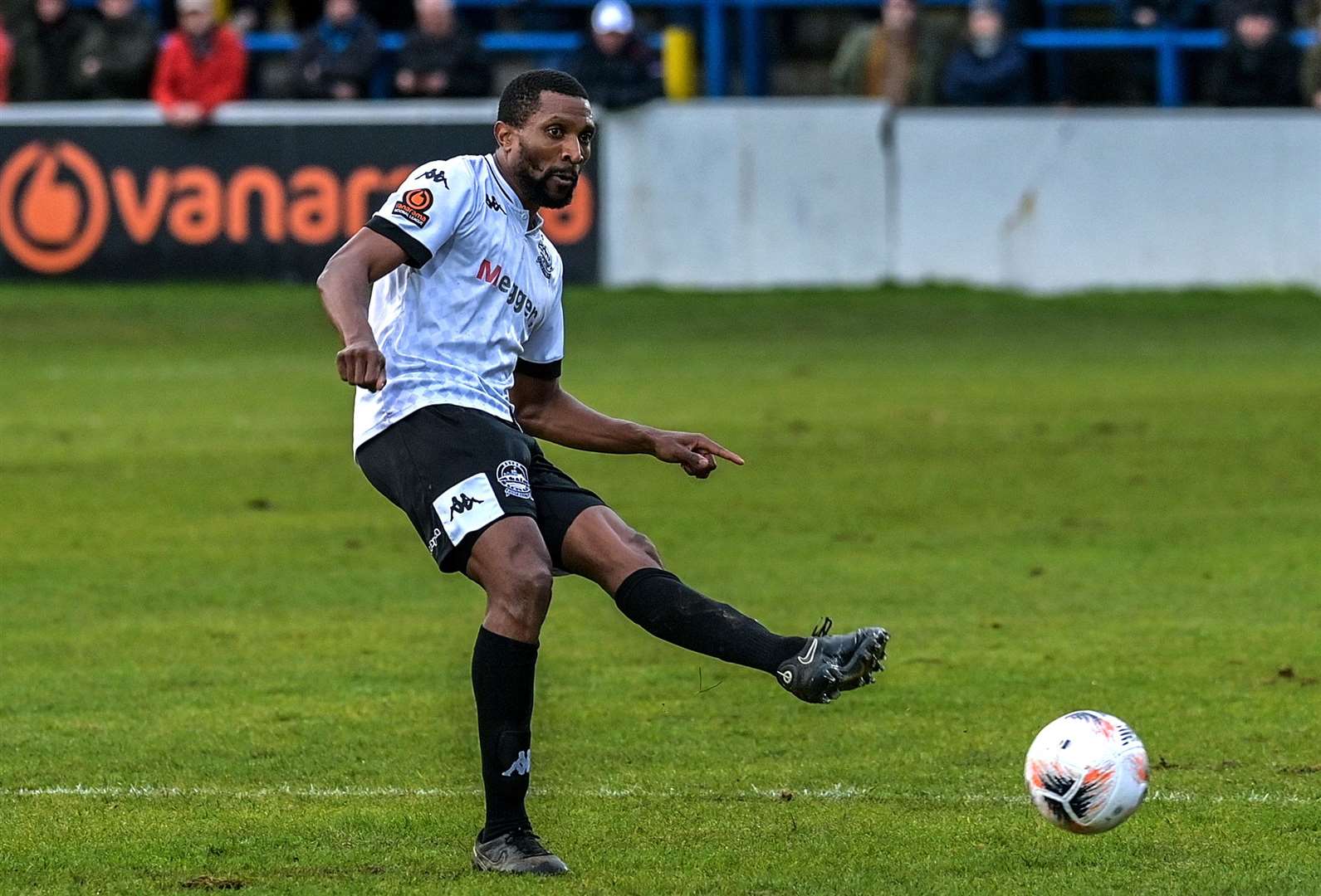 Tyrone Sterling scored his first goal of the season in the first half. Picture: Stuart Brock