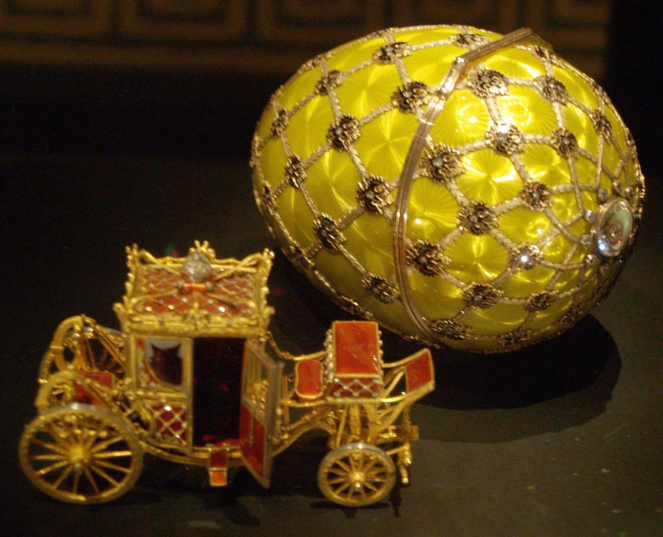 The Imperial Coronation Fabergé egg is perhaps his best known work for the Russian Tsars. Picture: Miguel Hermoso Cuesta