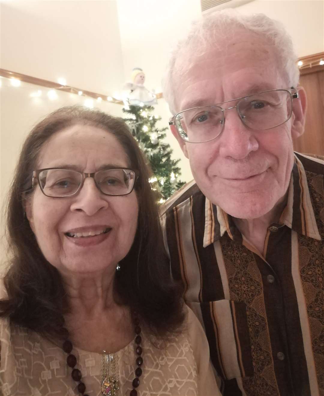 Dr Tom Shelley and wife Rizwana