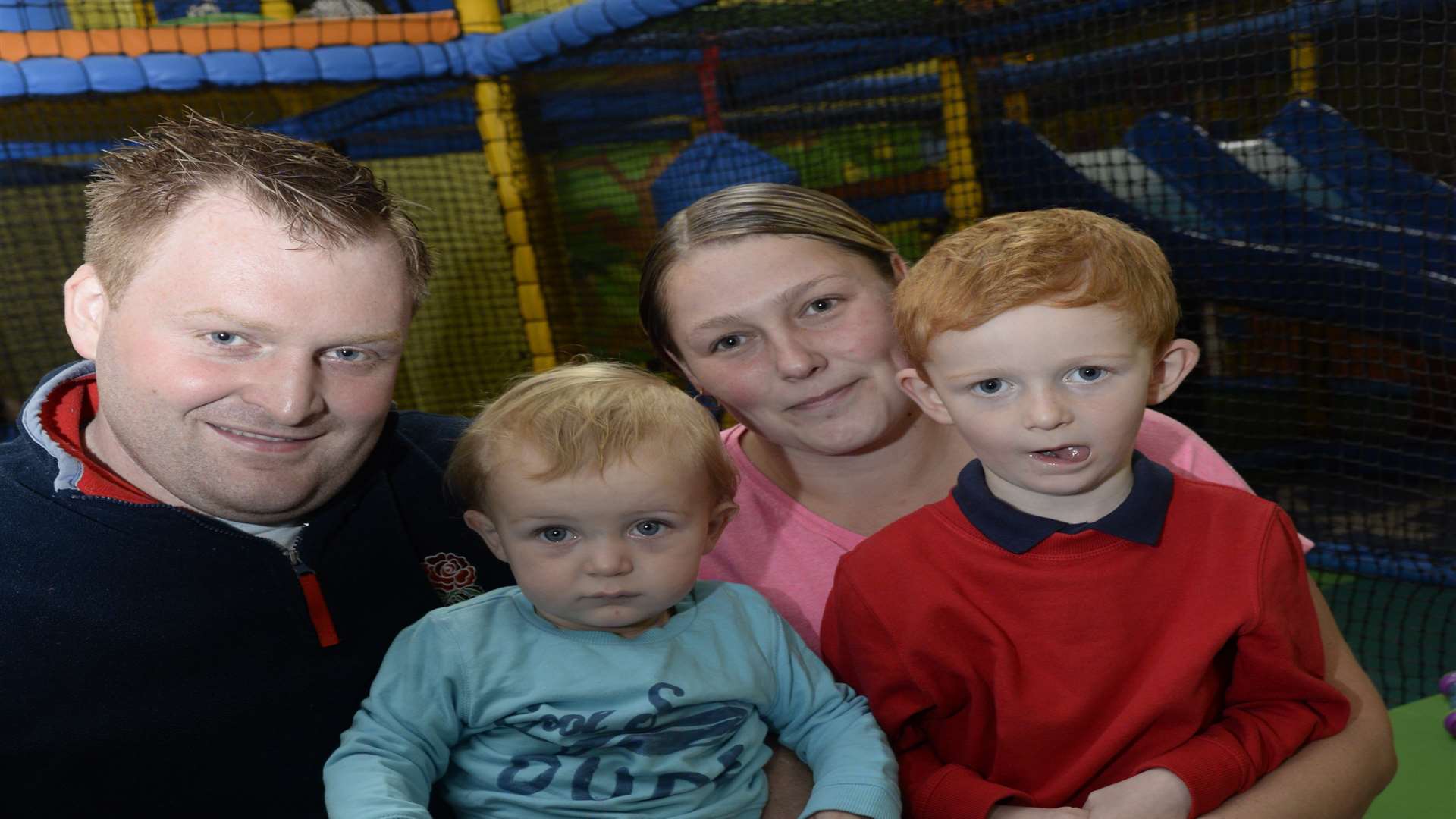 Parents Liam and Rachel Emery with their sons Ollie, 11-months and Lucas, three who were second and third in the Thanet Extra Cute Kids competition