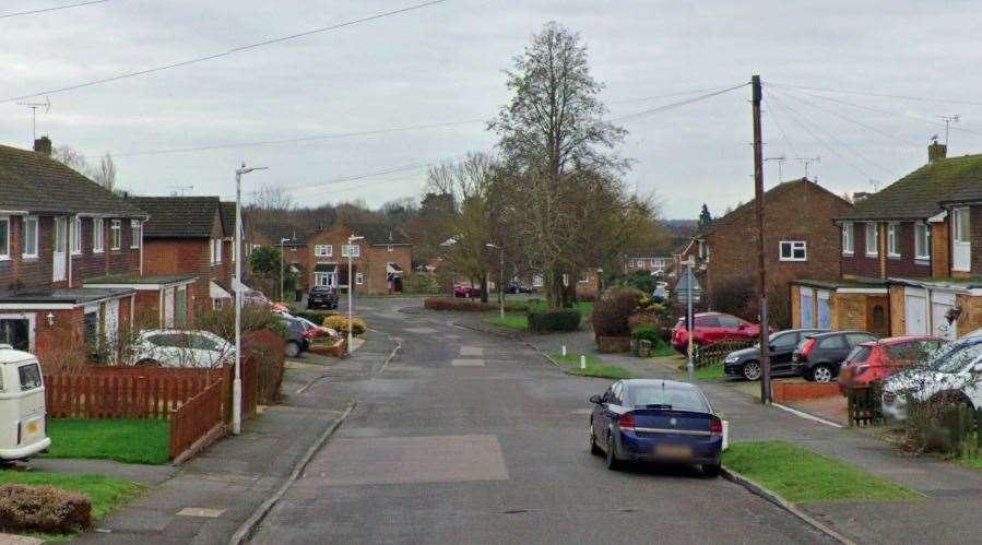 A house in Highfield Road was targeted yesterday afternoon. Photo: Google Street View