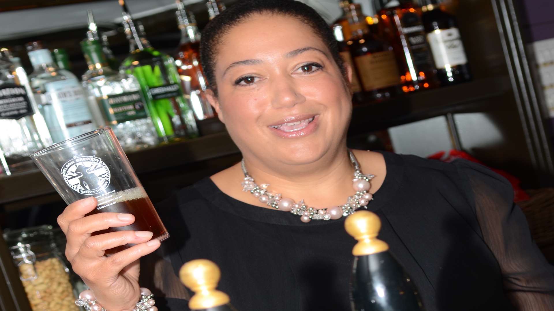 Valerie Gillingham was faced with an empty pub on her opening night. Picture: Bob Kitchin
