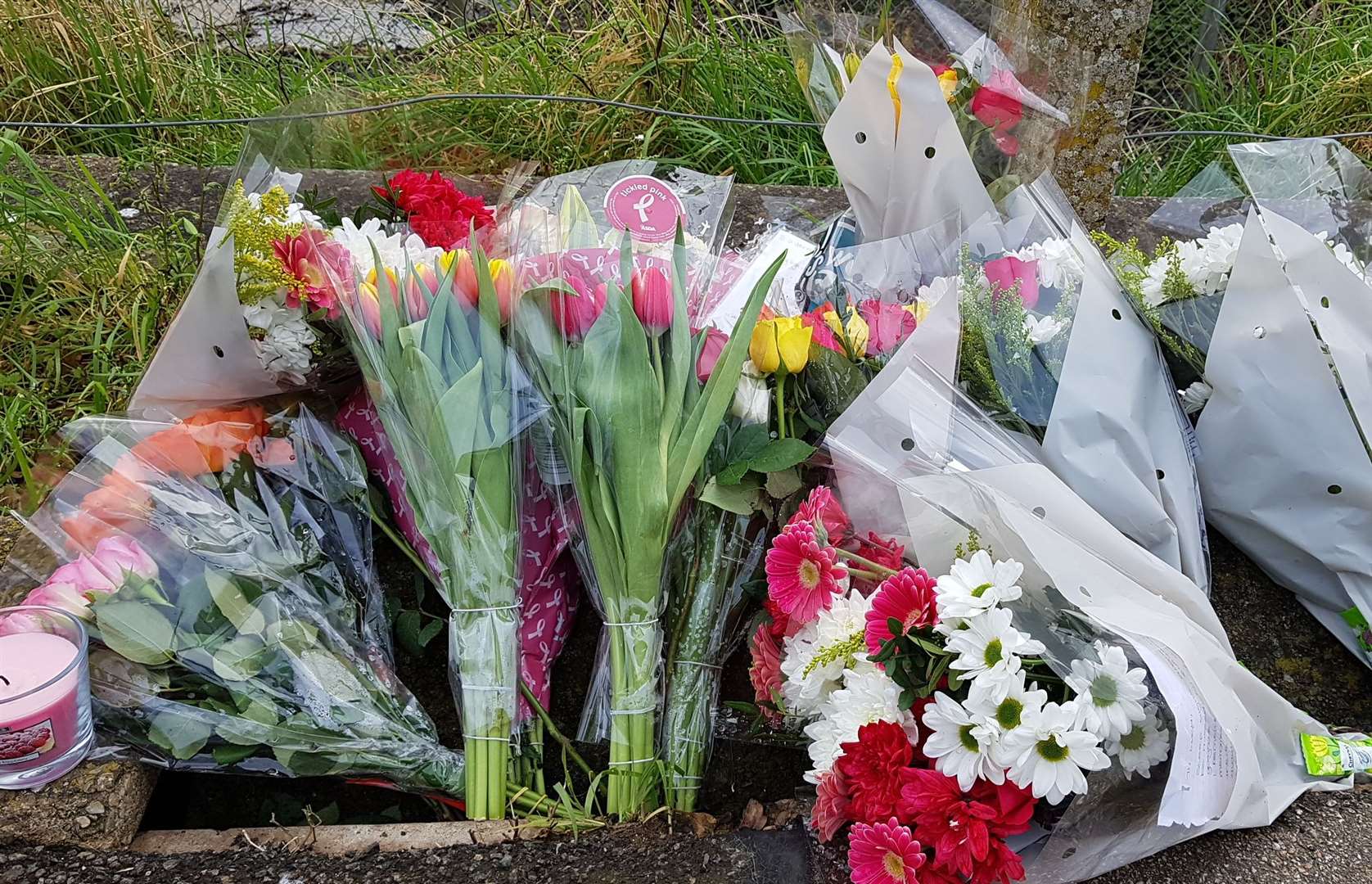 Flowers have been laid at Sturry railway station in memory of popular Lucy