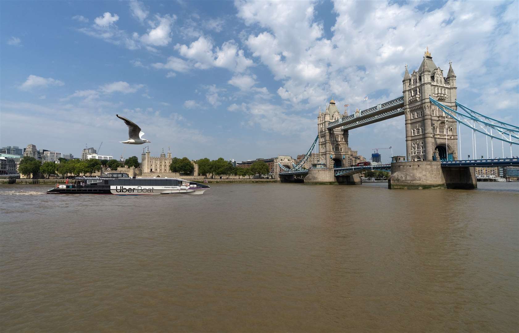 Uber Boats have run summer services from Gravesend to Greenwich and London