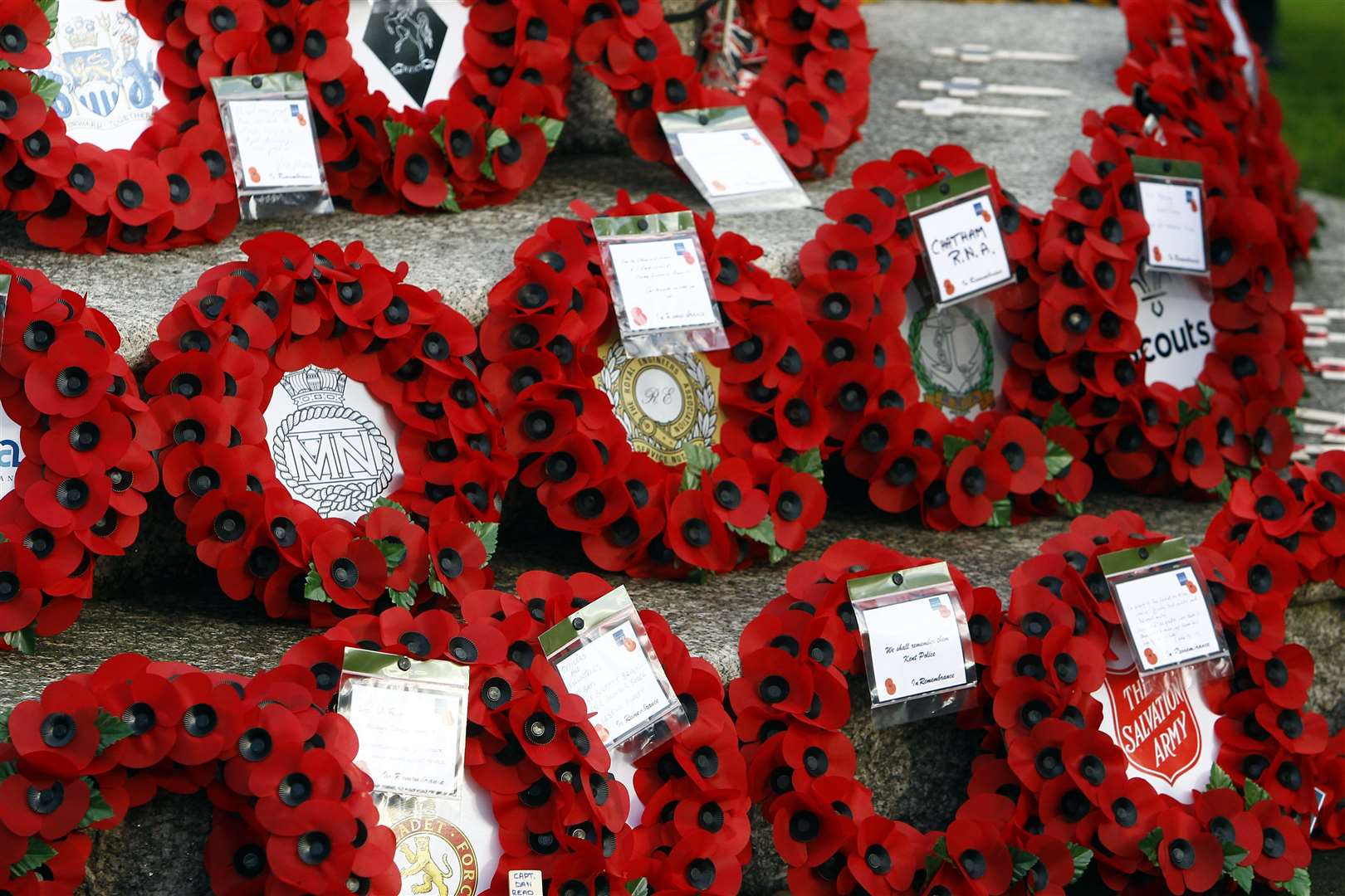 Chatham Remembrance Service will be streamed online this year Picture: Sean Aidan.