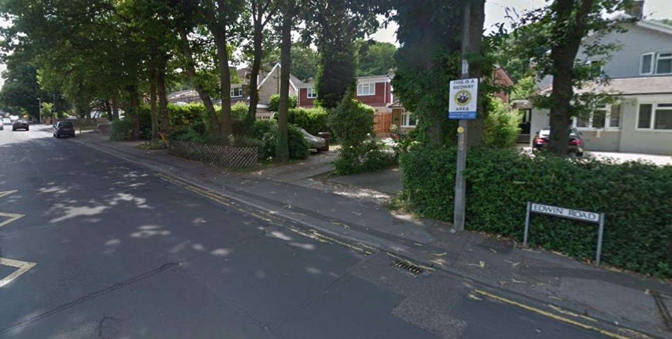 The knife was found in Edwin Road, Rainham, near to Bryony independent school