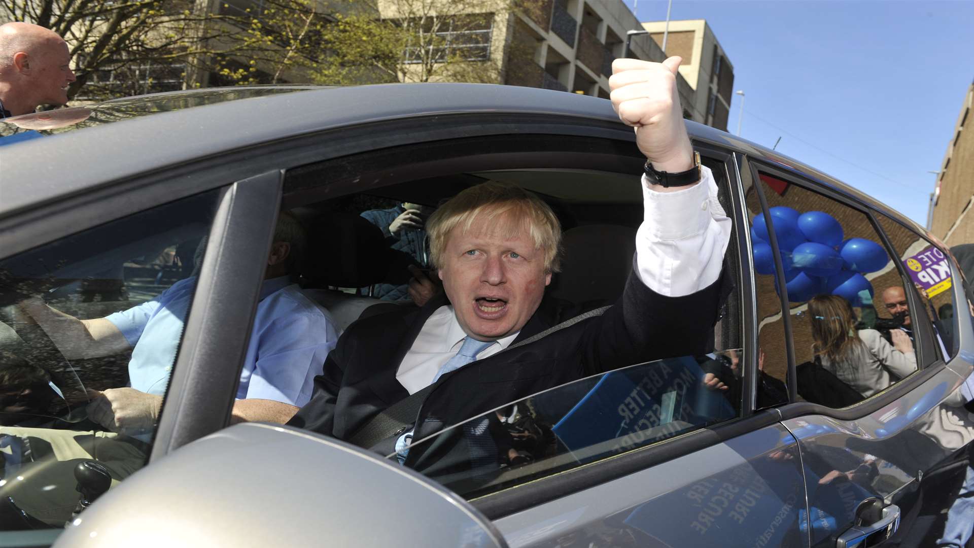 Boris leaves Ramsgate after a memorable visit