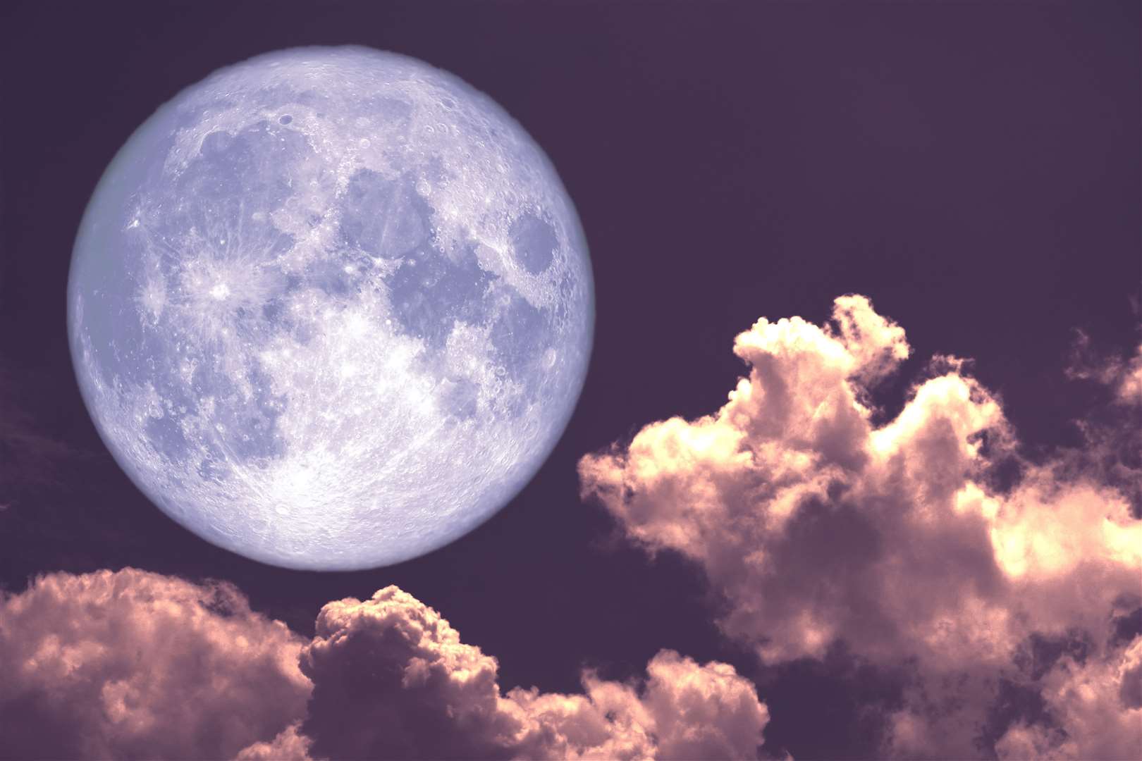 A full Moon occurs every 29.5 days. Image: Adobe.