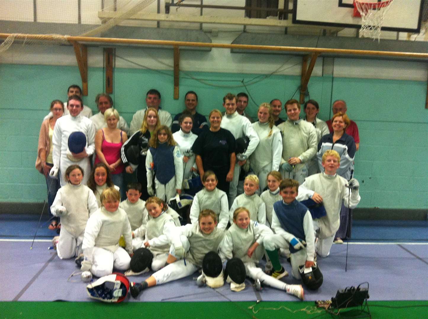 Members of the Invicta Fencing Club at Sandwich with their new equipment paid for with the help of a £10,000 grant