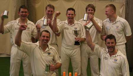 The Canterbury squad who won the national six-a-side indoor title at Lord s on Sunday