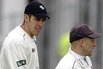 Kent Cricket's Ben Harmison and James Tredwell