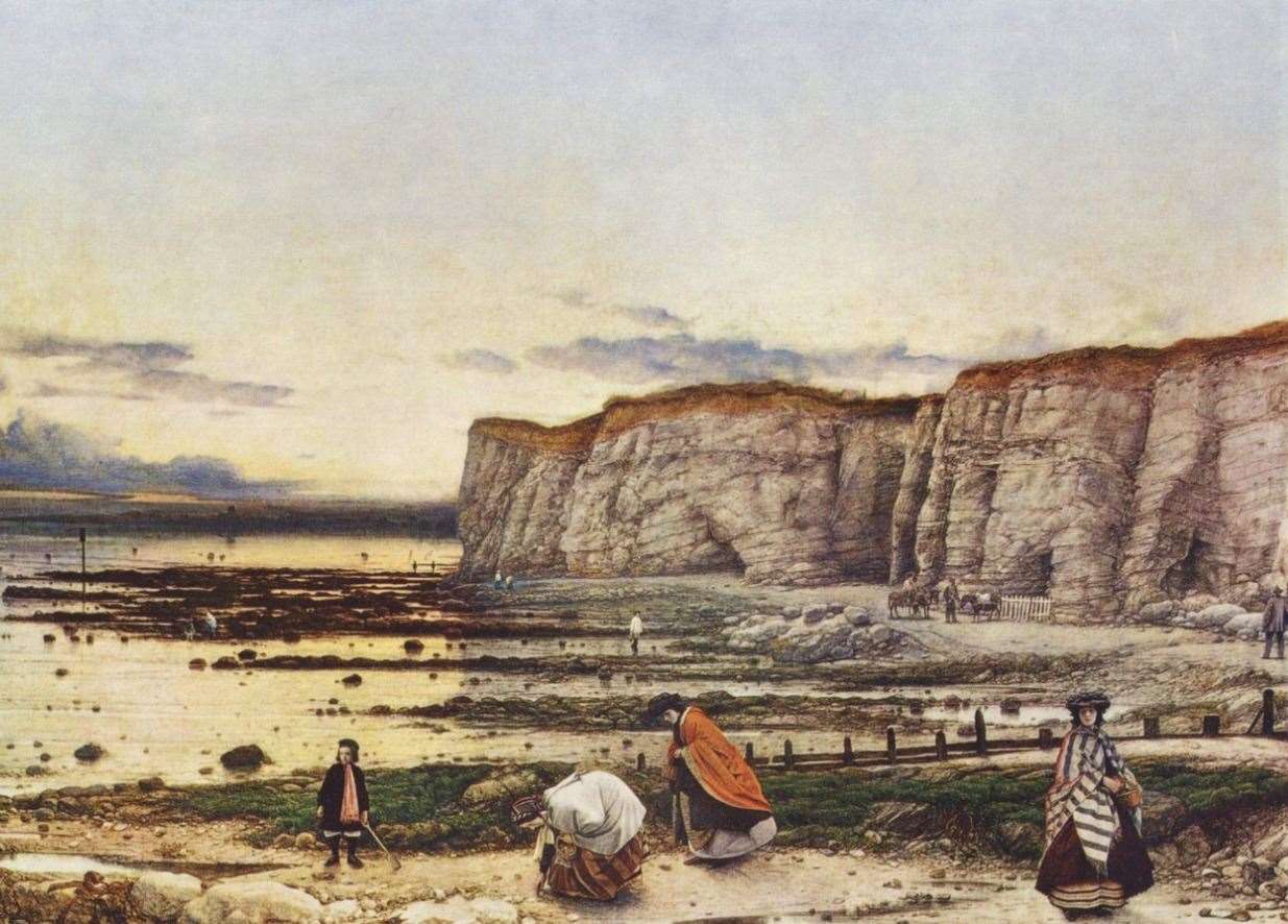 A painting of Pegwell Bay in October 1858 by Scottish artist William Dyce