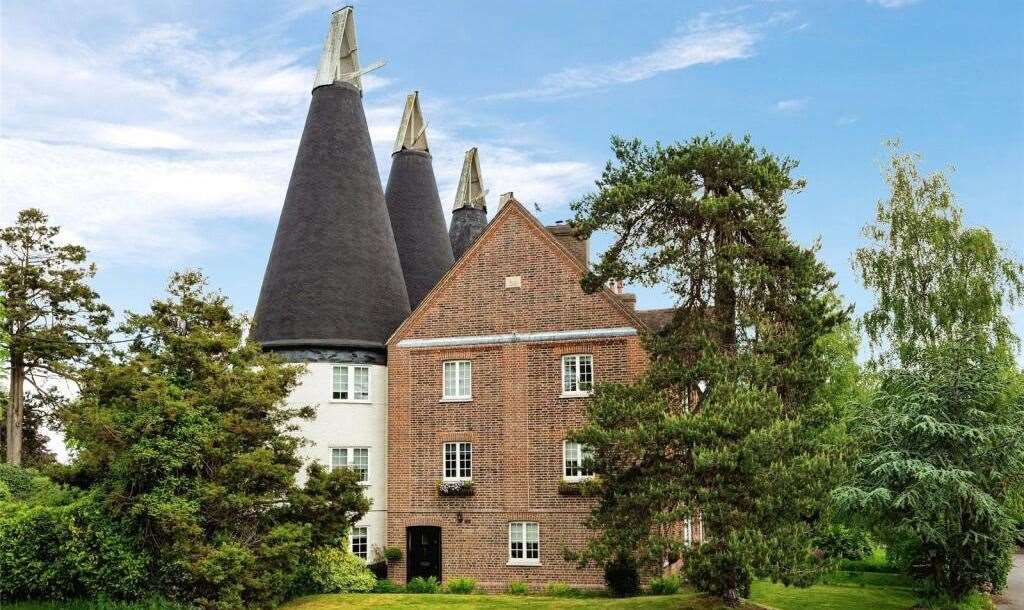 The oast house is a unique building in the area due to its height. Picture: Freeman Forman