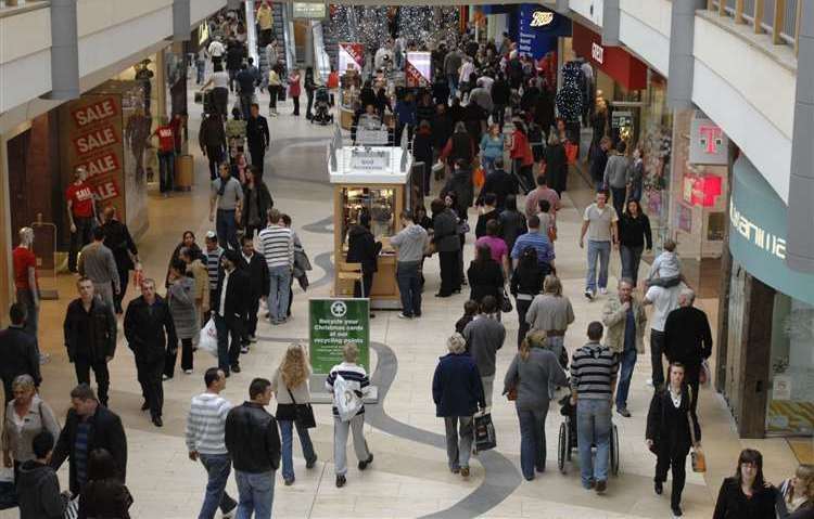 Post Christmas sales at Bluewater in 2007. Picture: Matthew Reading