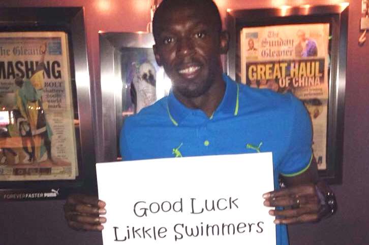 Usain Bolt sent his good wishes