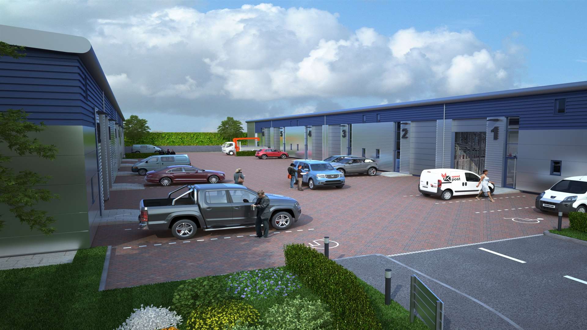 Construction of the Precision 4 Business Park is on target to be finished in July