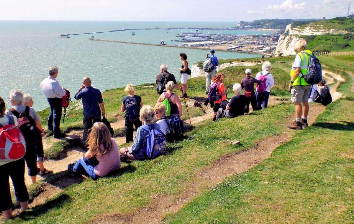 Many of the walks offer stunning cliff views