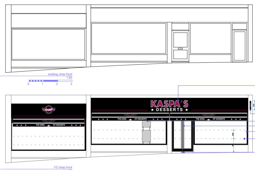 Kaspa's Desserts has revealed plans to open in Ashford. Pic from Architecture Design Ltd