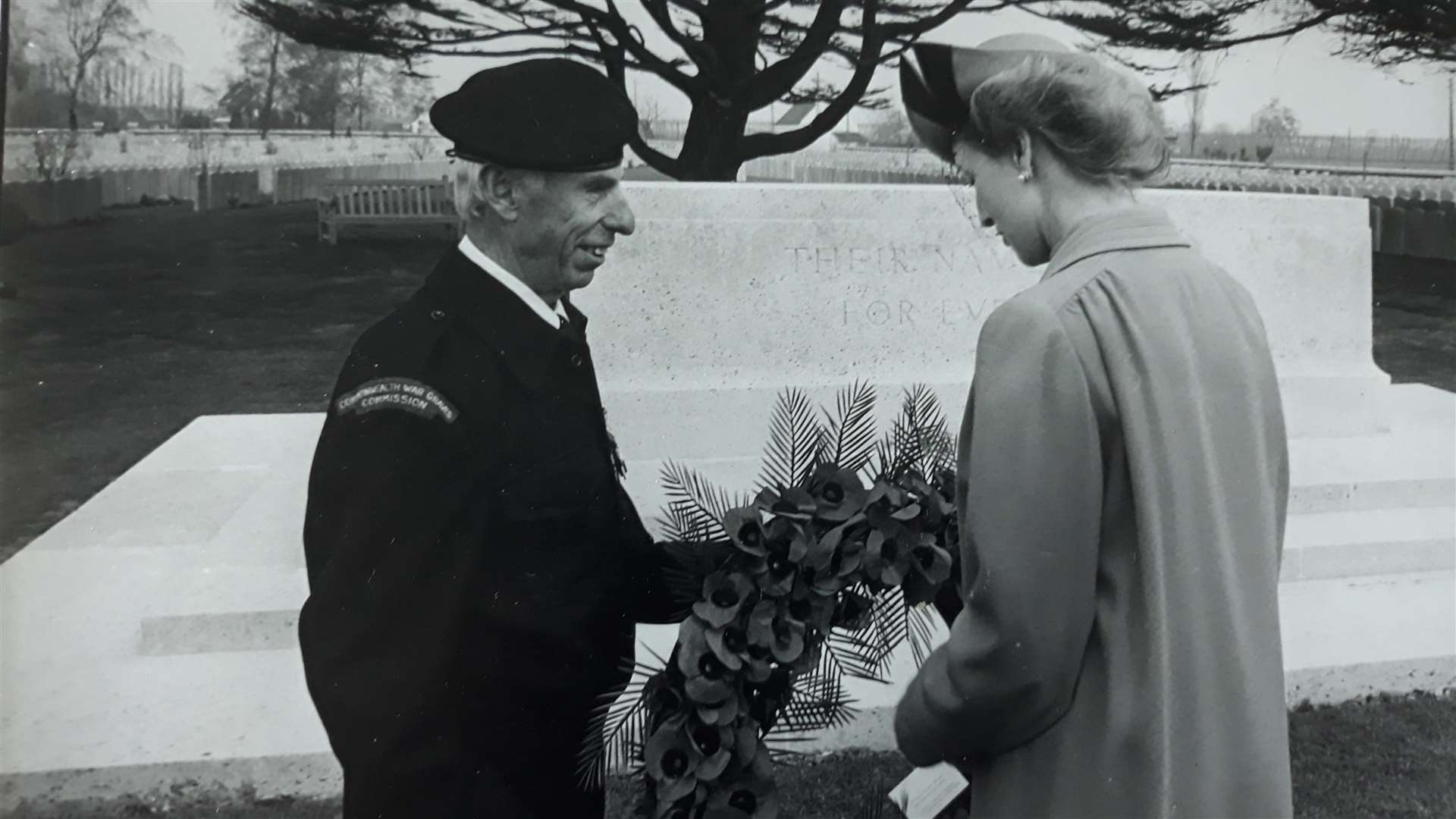 George Sutherland meeting Princess Alexandra (UGWC/PA)